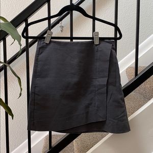Grey mini skirt